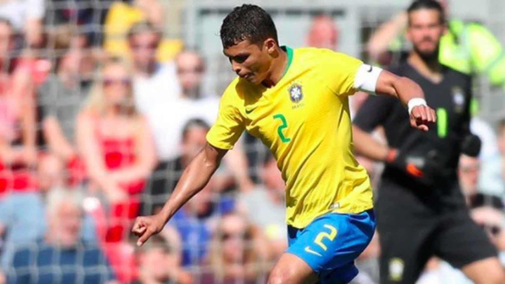 Thiago Silva con Brasil. Foto Instagram (@thiagosilva_33)