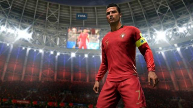 Cristiano Ronaldo en FIFA 18 World Cup Rusia. Foto easports.com