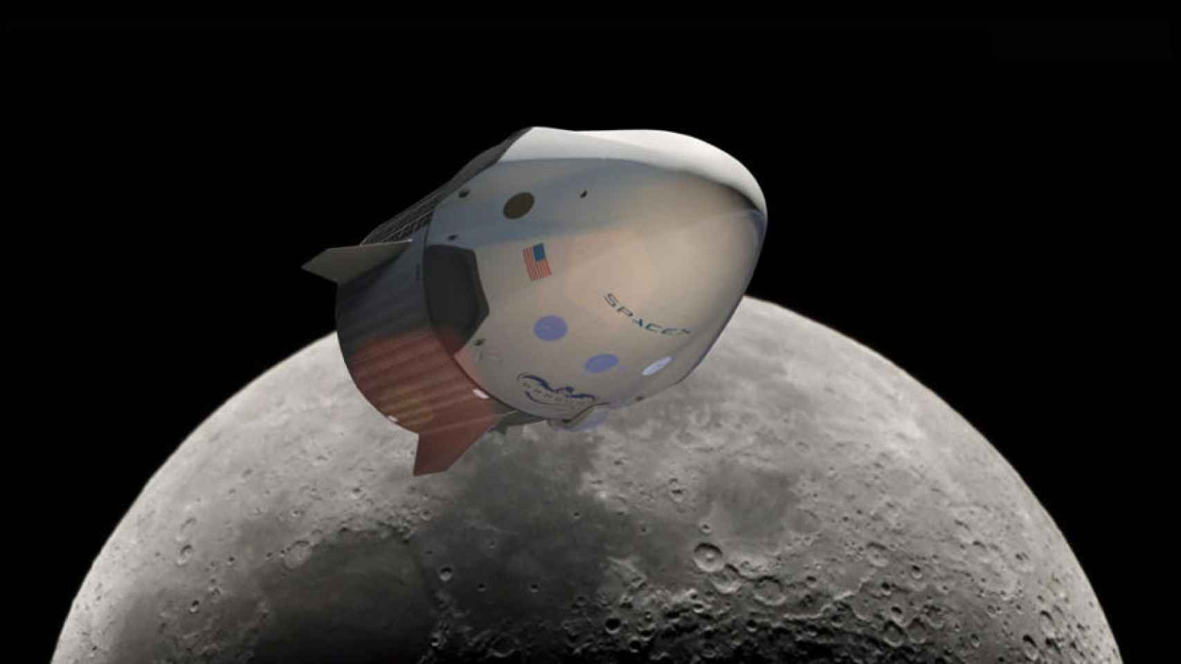 spacex la luna mision turismo espacial