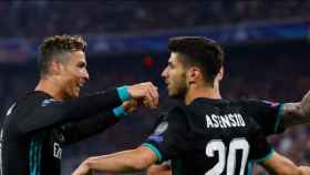 Cristiano felicita a Asensio por su gol al Bayern