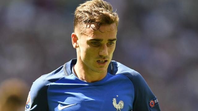 Antoine Griezmann, en la derrota ante Francia   Foto: Twitter (@equipedefrance)