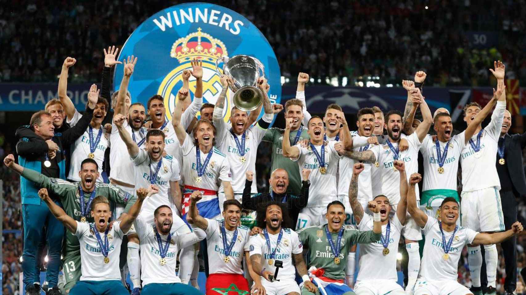 El Real Madrid es el actual campeón de la Champions League.