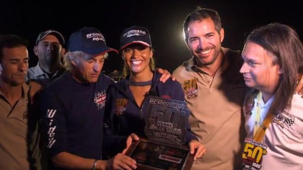 Lara y Edu Blanco durante el programa.