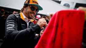 Fernando Alonso, en el circuito de Canadá.