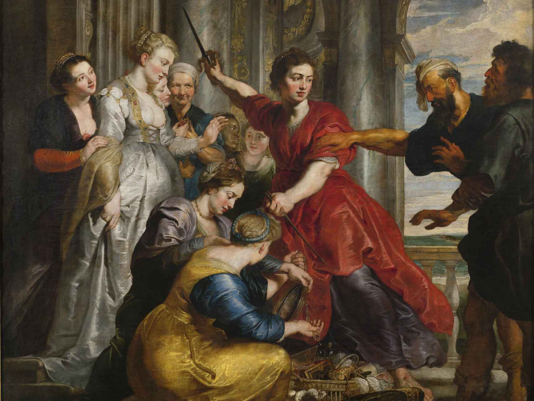'Aquiles descubierto por Ulises', pintado por Van Dyck y Rubens