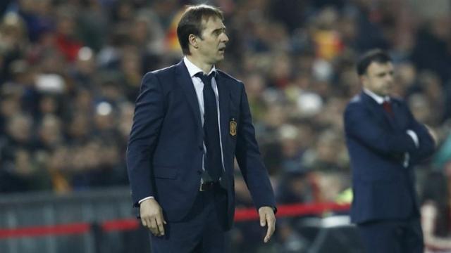 Lopetegui en la Selección. Foto sefutbol.com