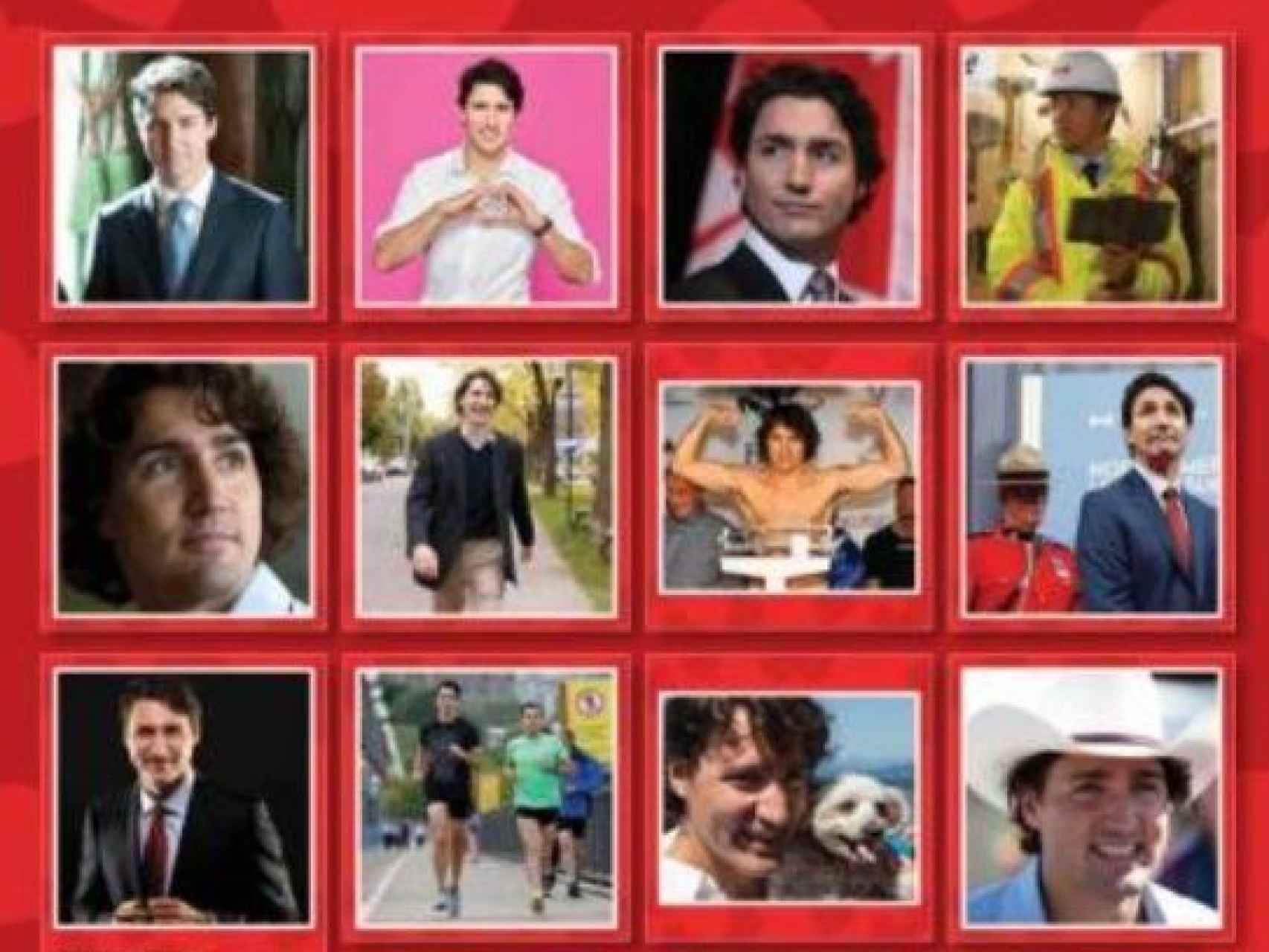 Calendario de Trudeau.