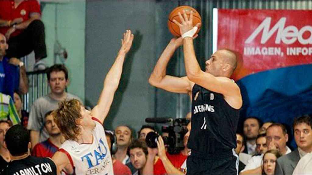 Decisivo triple de Alberto Herreros en la final de la ACB de la temporada 2004/05