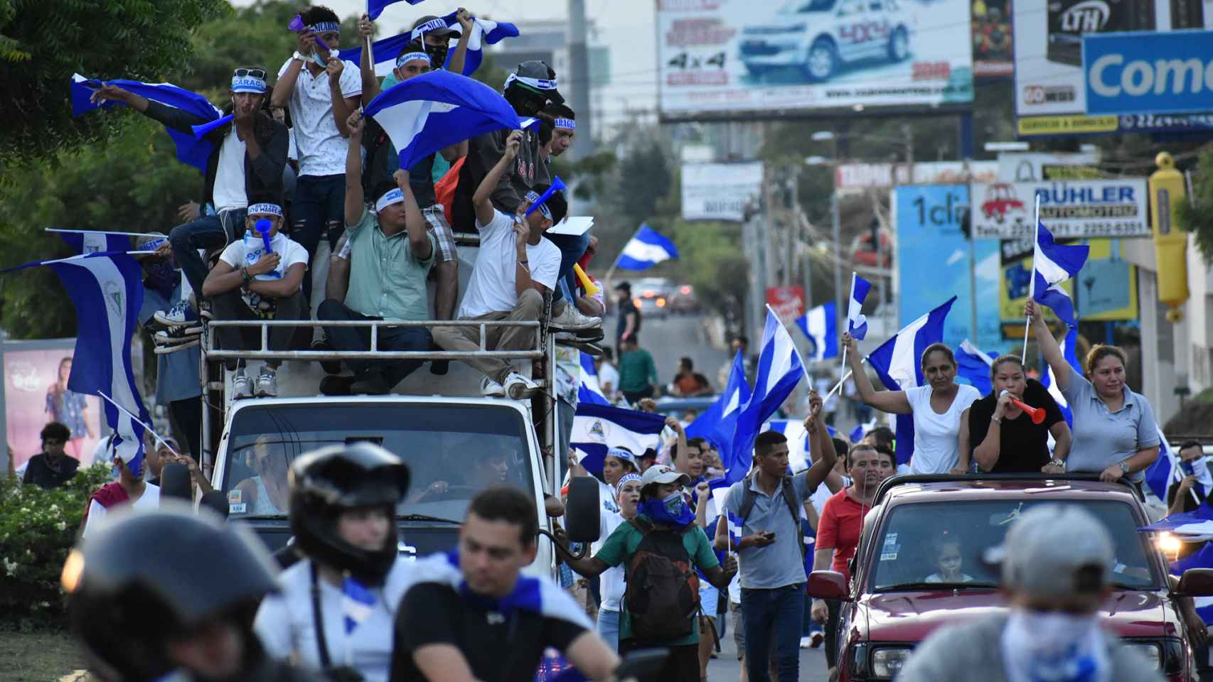 Marchas en Managua, Nicaragua