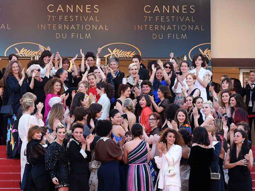 Mujeres en Cannes.