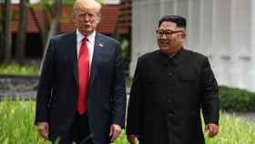 Donal Trump y Kim Jong-Un.