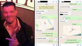 Los mensajes entre el amigo de la víctima de la violación y 'Ken', uno de los policías acusados: Ella os espera