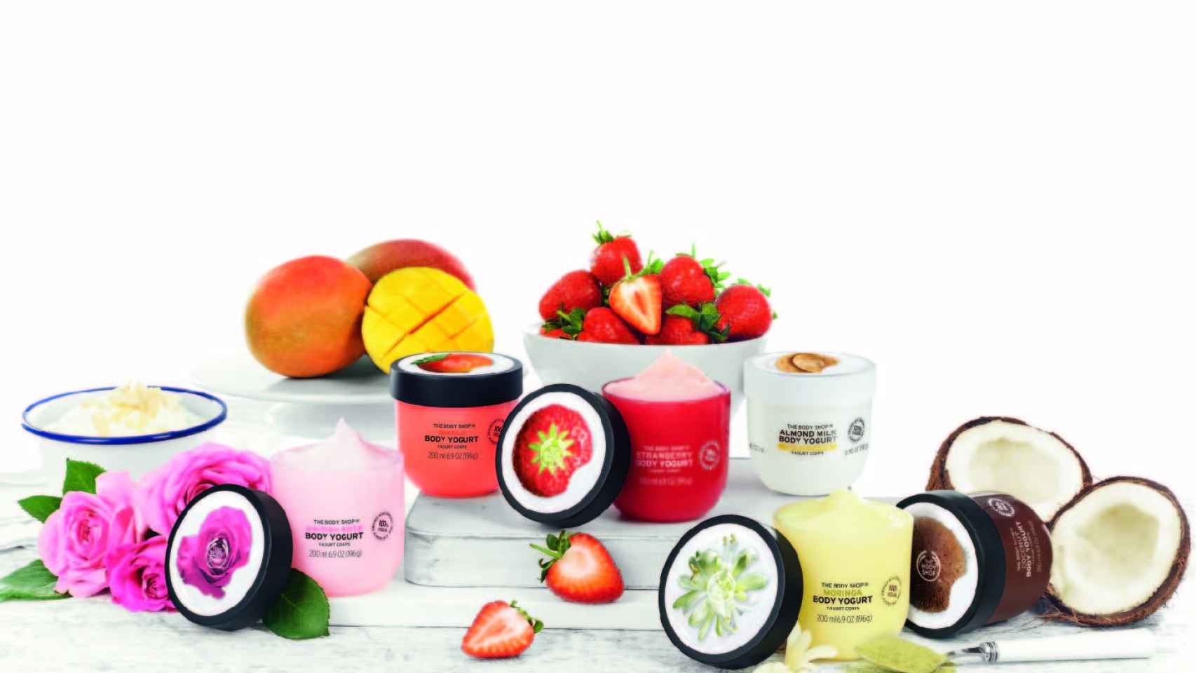 Body Shop ha lanzado sus nuevas cremas hidratantes 100% veganas. Los Body Yogurts se caracterizan por una absorción rápida de sólo 15 segundos y mantiene la piel hidratada 48 horas.
