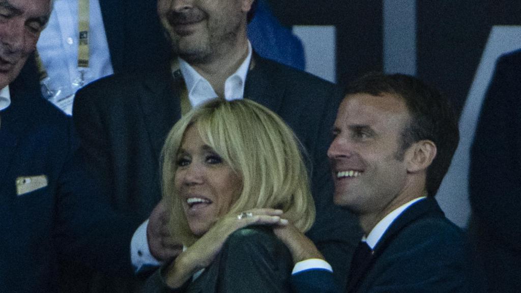 La pareja en un partido. Gtres.