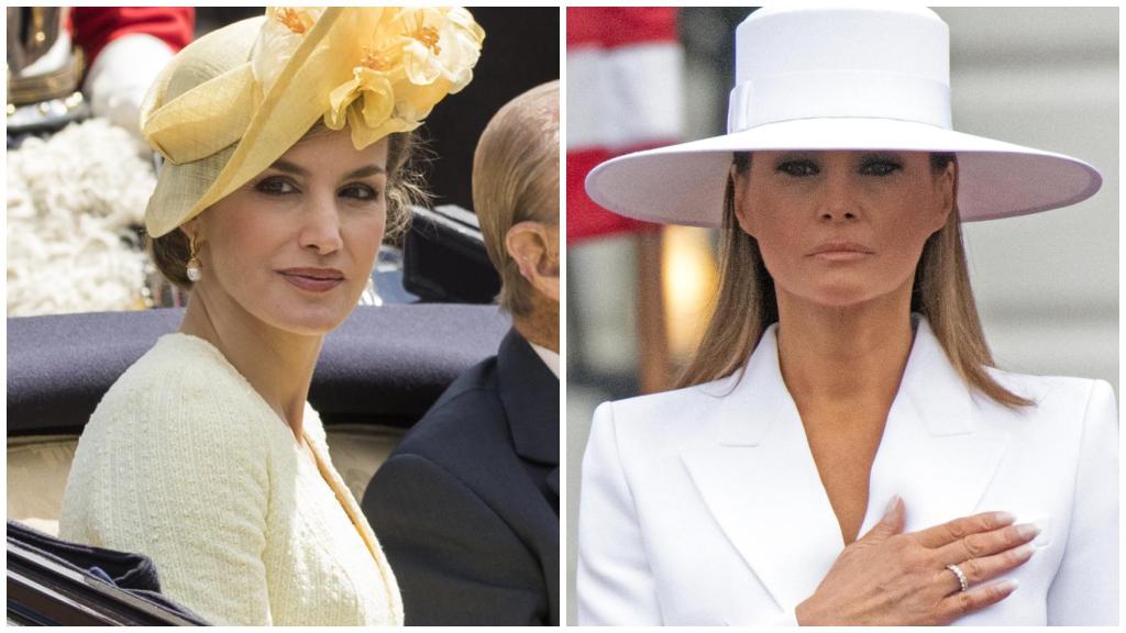 La reina Letizia y Melania Trump.