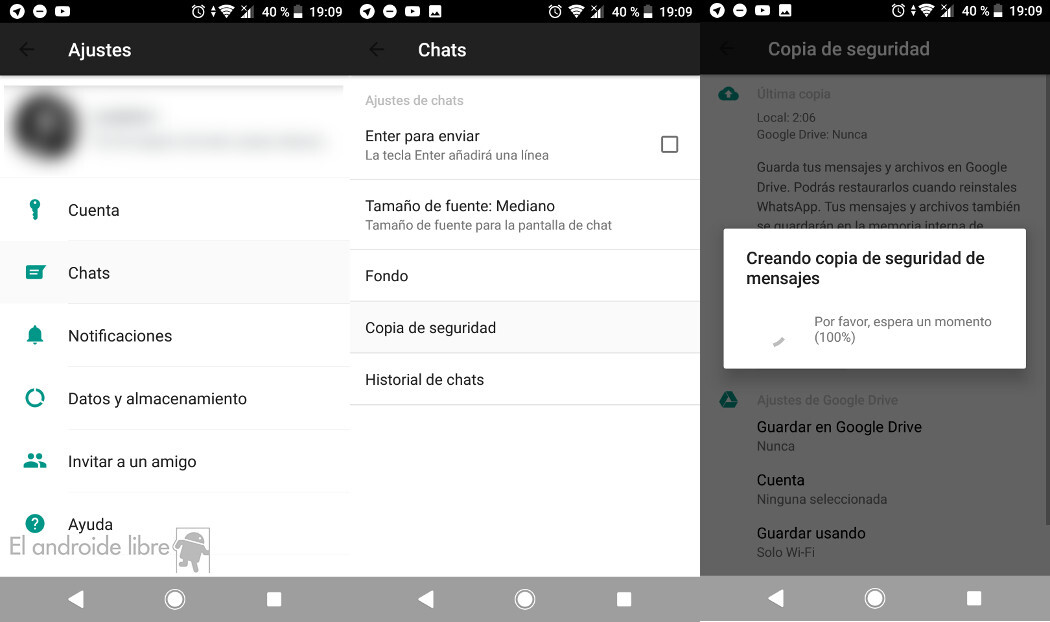Copias de seguridad de WhatsApp cómo gestionarlas y guardarlas