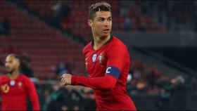 Cristiano Ronaldo, en un partido de Portugal