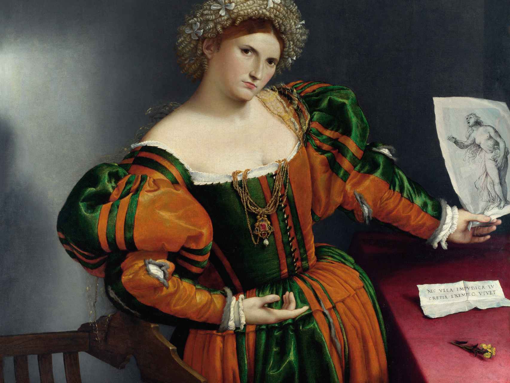 Retrato de Lucrecia, de 1530-33.