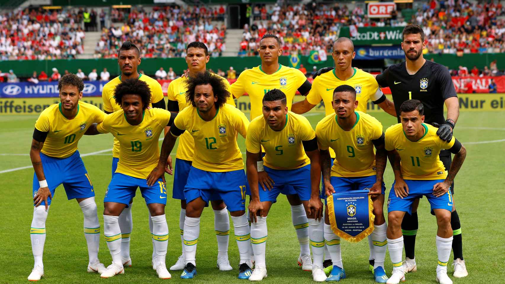 El posible once de Brasil en el Mundial.