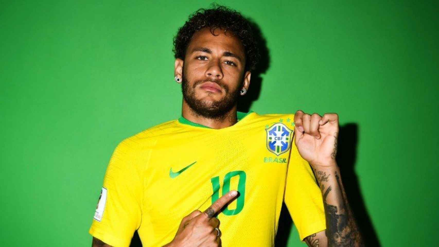 Neymar, con Brasil. Foto fifa.com