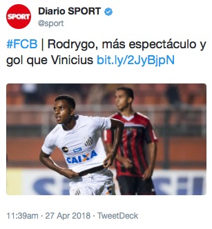 Sport usó el interés del Barça en Rodrygo para atacar a Vinicius