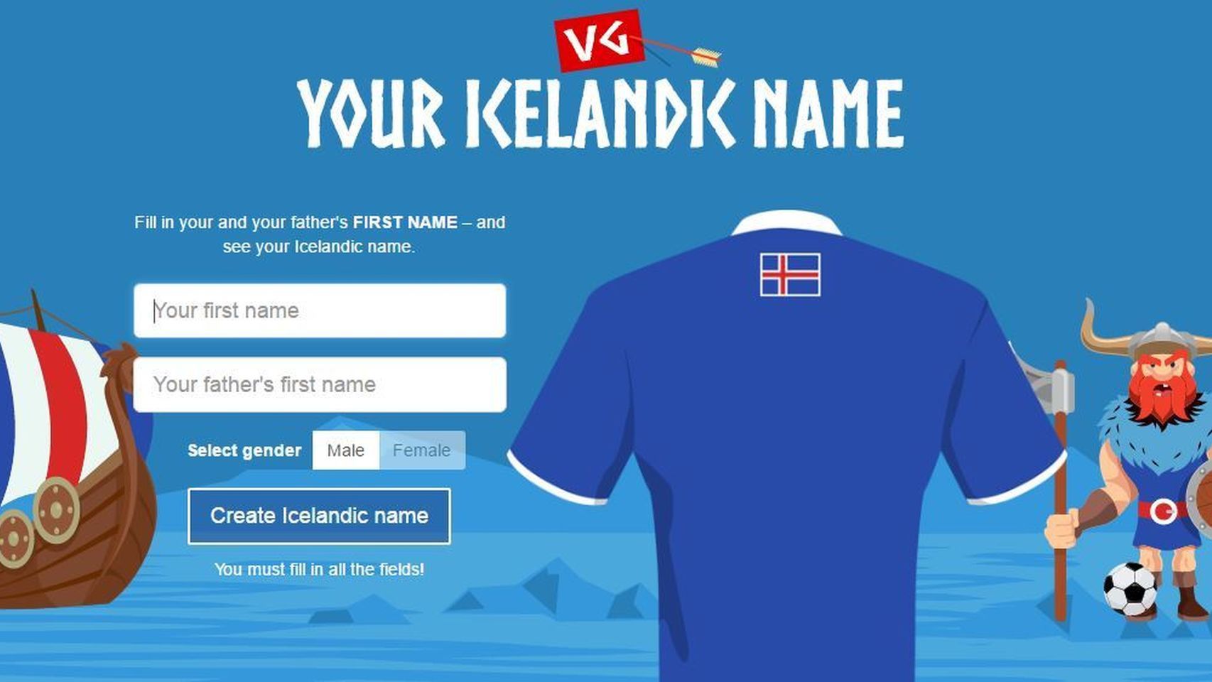 Crea tu camiseta de Islandia.