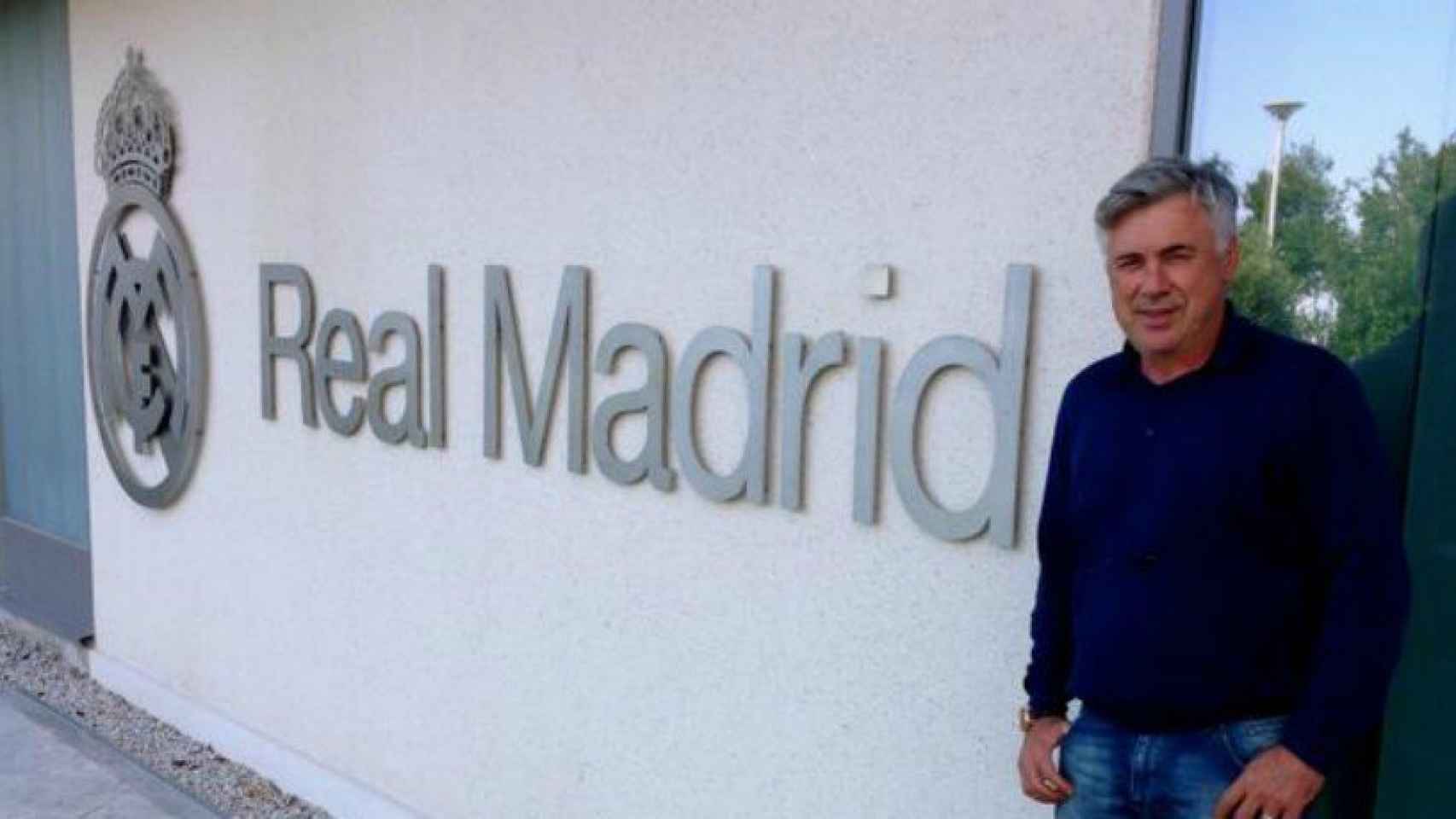 Ancelotti durante su etapa en el Real Madrid. Foto: Twitter (@MrAncelotti)