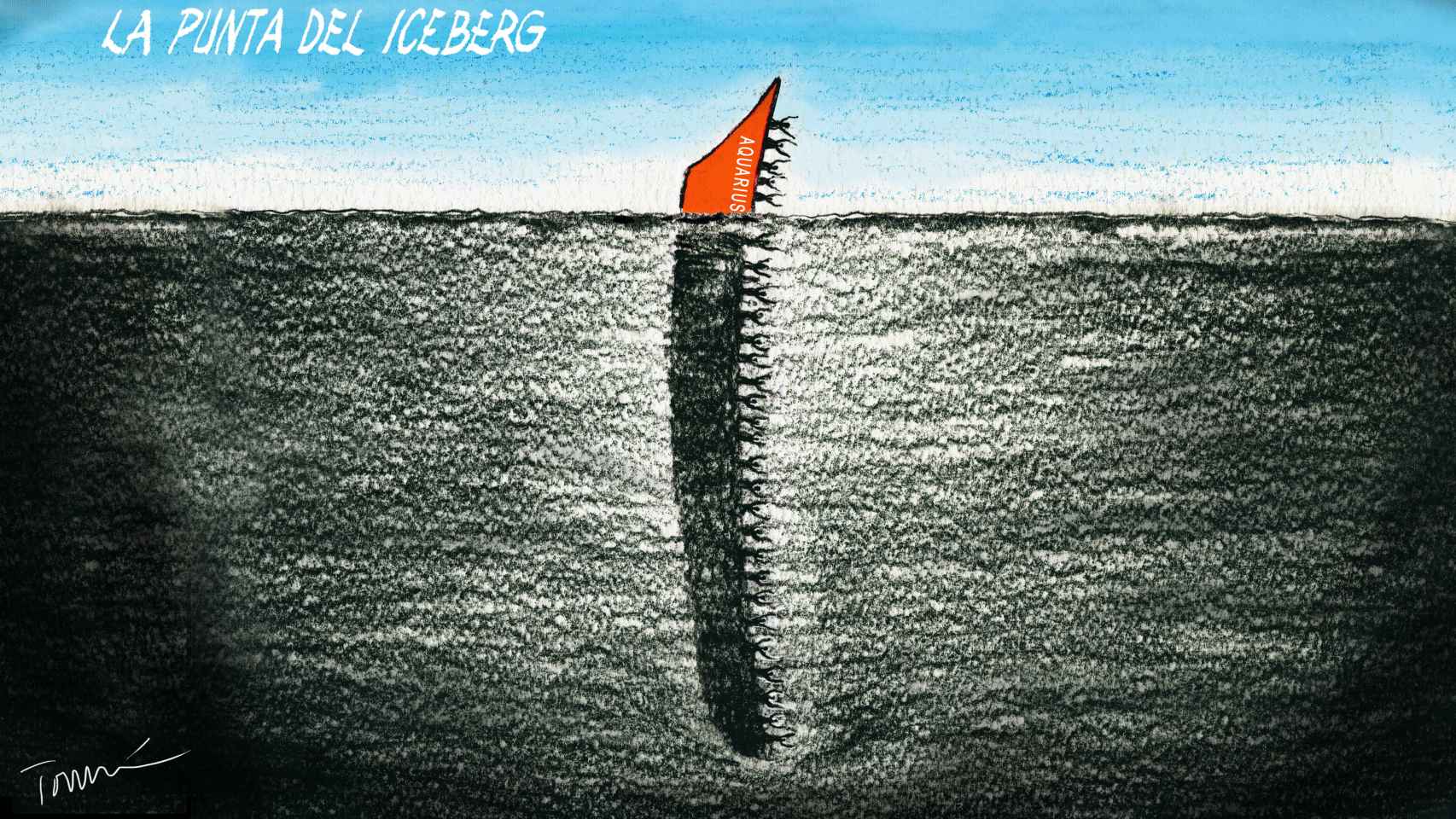 La punta del iceberg.