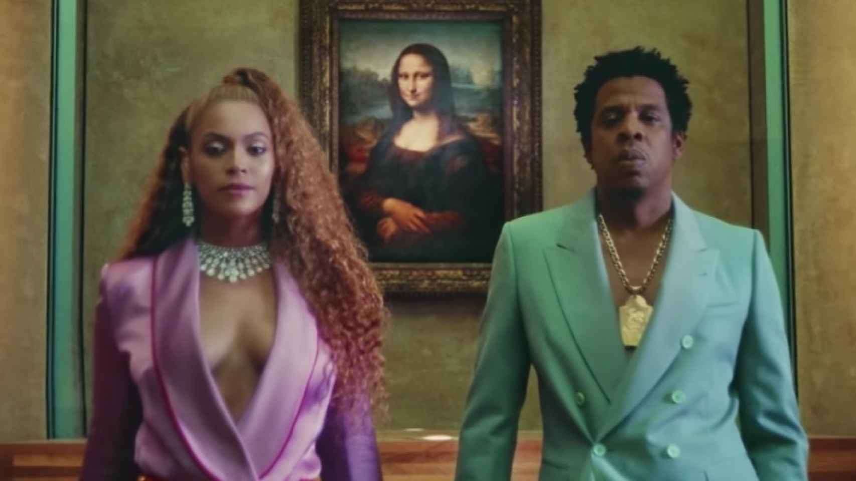 Beyoncé, Jay-Z y Mona Lisa.
