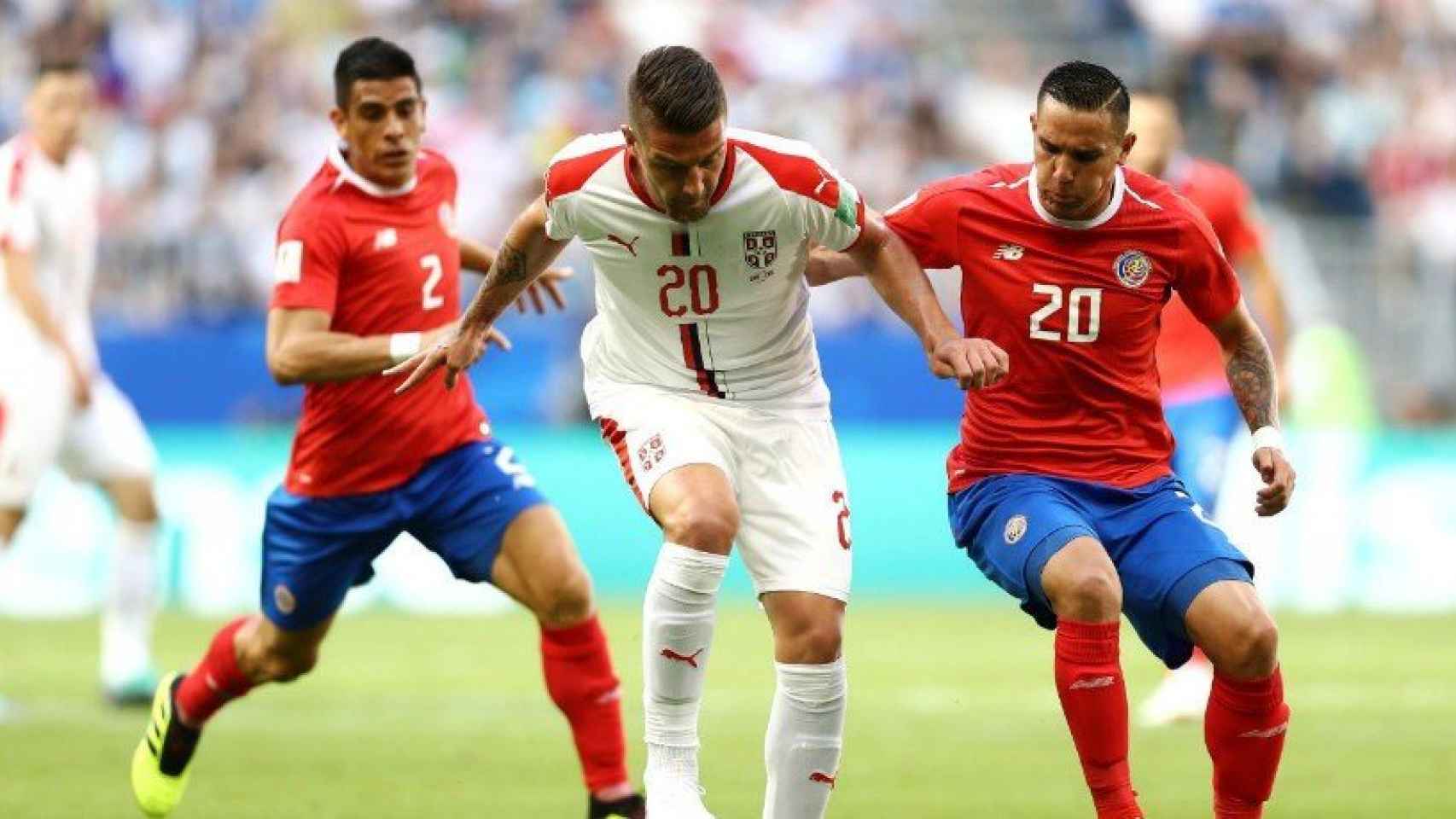 Milinkovic-Savic, contra Costa Rica. Foto fifa.com