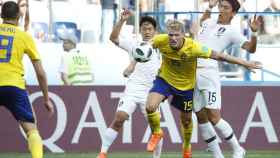Suecia se encerró atrás tras el gol del penalti y mantuvo el 1-0 para llevarse la victoria.