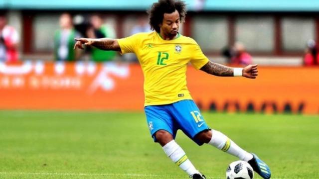 Marcelo, en el partido contra Austria. Foto: Instagram (@marcelotwelve)