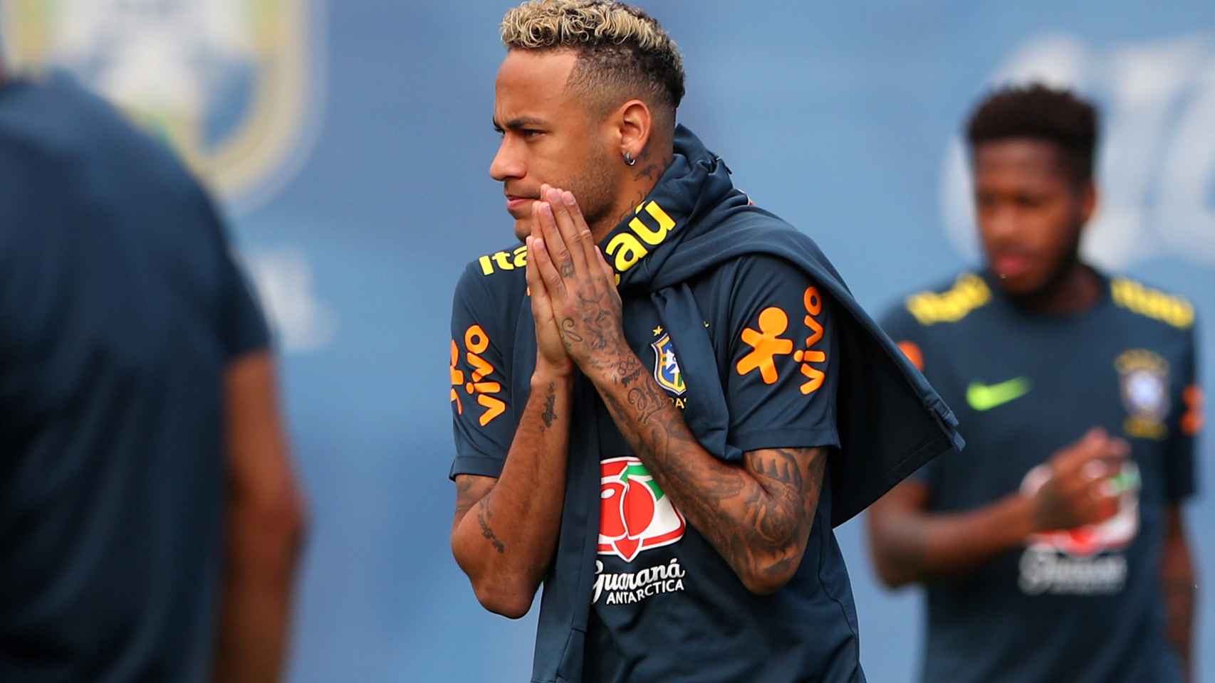 El nuevo peinado de Neymar en el Mundial de Rusia.