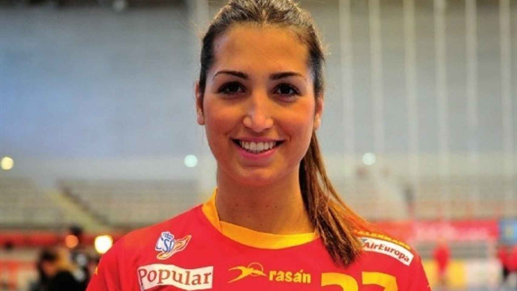 La jugadora de balonmano Lara González.