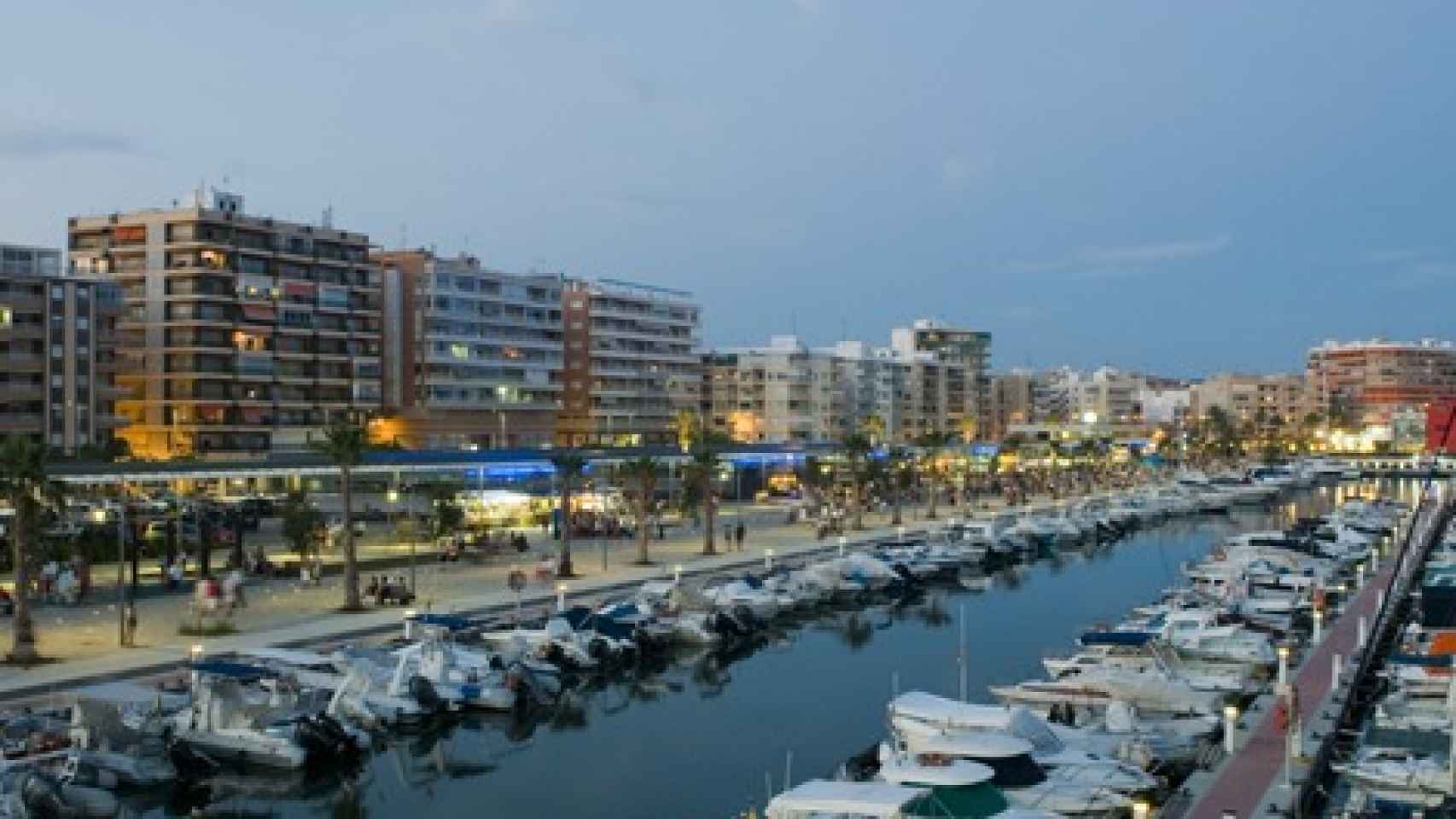 Puerto deportivo de Santa Pola (Alicante).