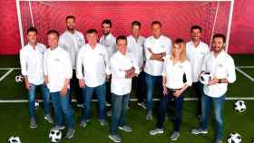El equipo de Mediaset para el Mundial de Rusia.