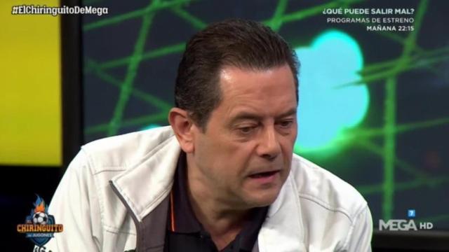 Tomás Roncero en El Chiringuito. Twitter (@elchiringuitotv)