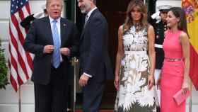 Trump y los Reyes este martes en la Casa Blanca