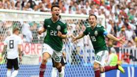 Hirving Lozano celebra su gol ante Alemania. Foto: fifa.com
