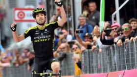 Mikel Nieve conquistó la etapa reina del Giro de Italia en Cervinia.