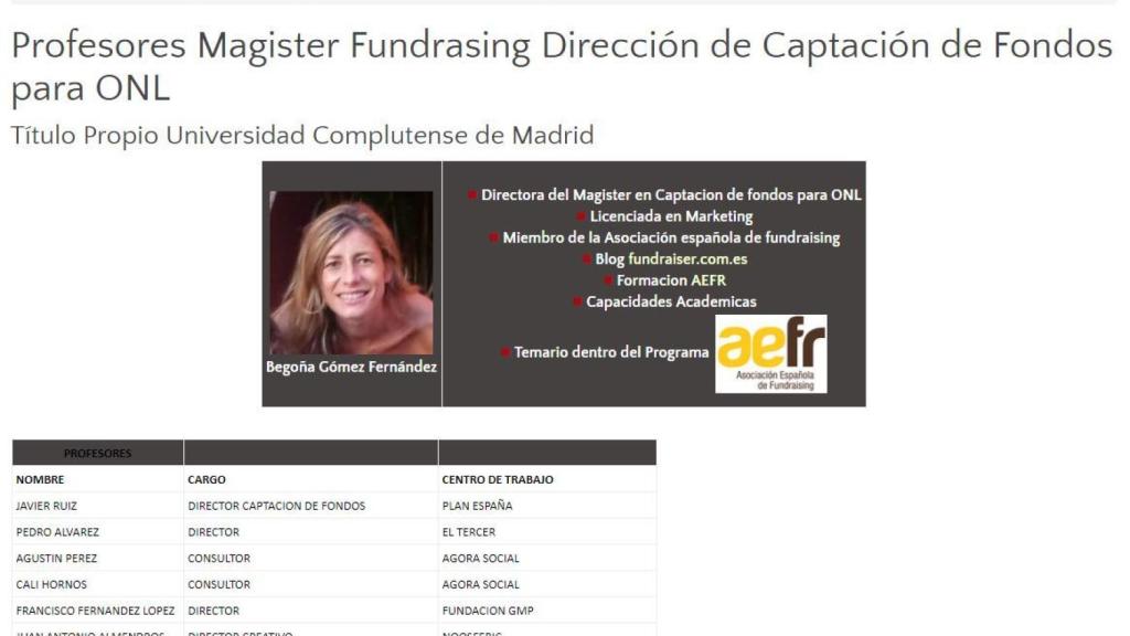 Imagen que facilita la universidad Complutense de Madrid.