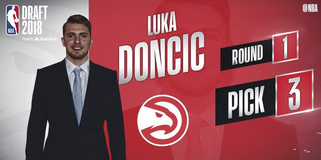 Luka Doncic, elegido Nº3 del Draft de la NBA
