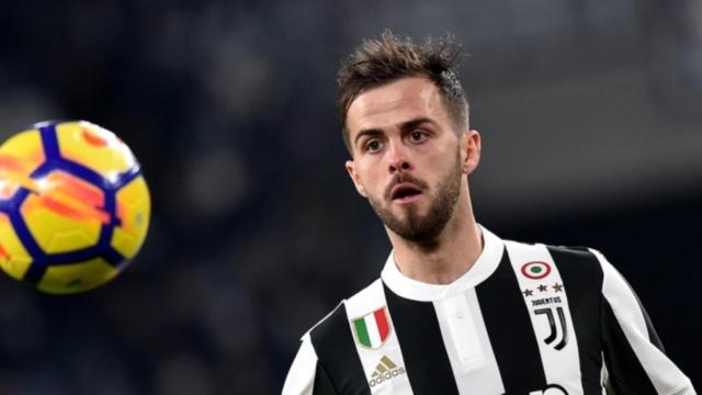 Pjanic, jugador bosnio. Foto: juventus.com