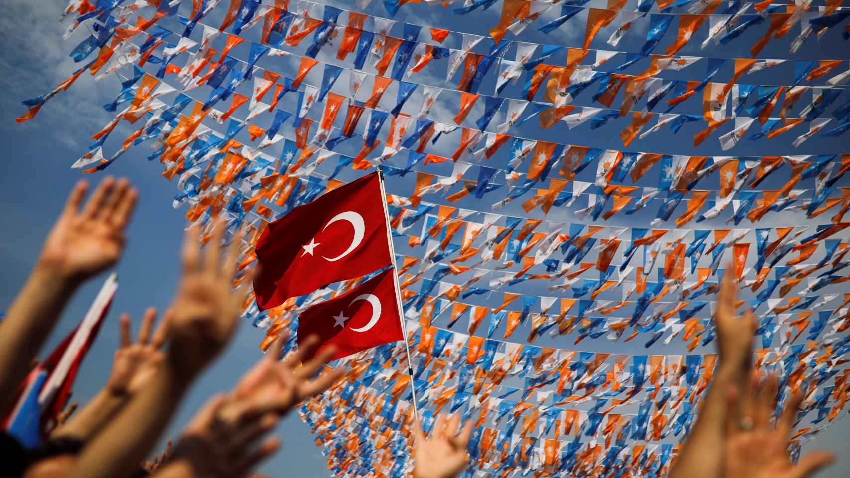 Mitin electoral en Ankara