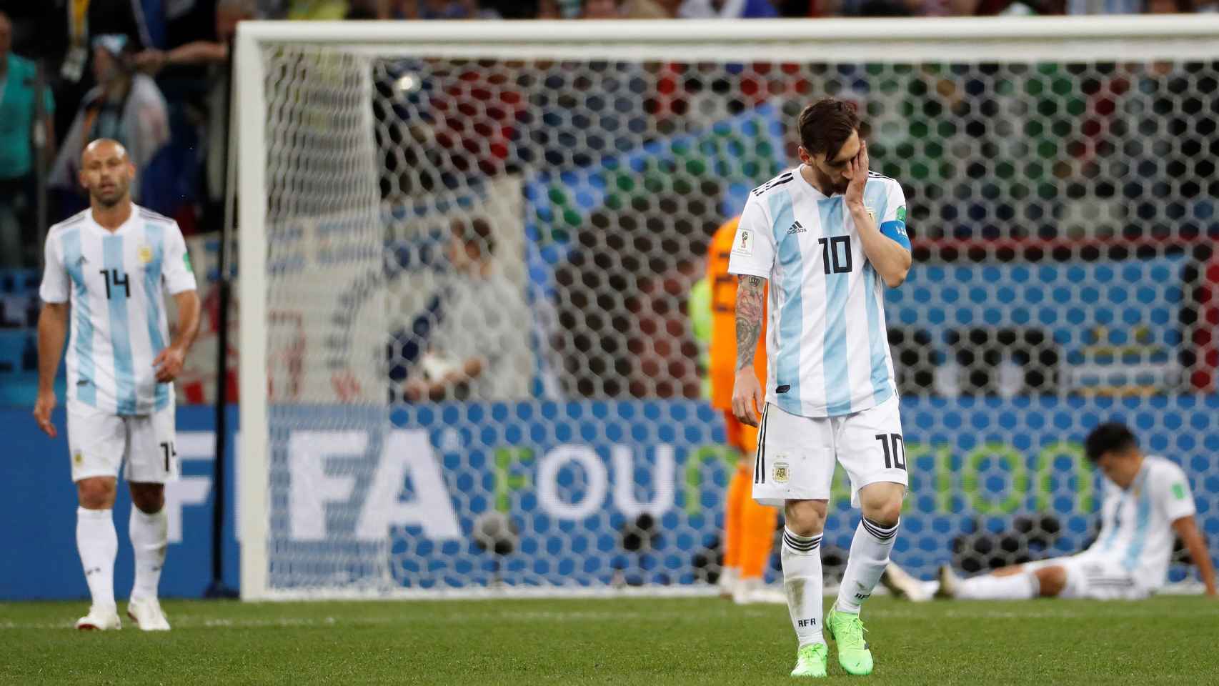 Leo Messi decepcionado
