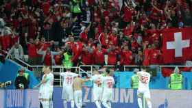 Suiza culminó la remontada gracias a los goles de Xhaka y Saqiri.