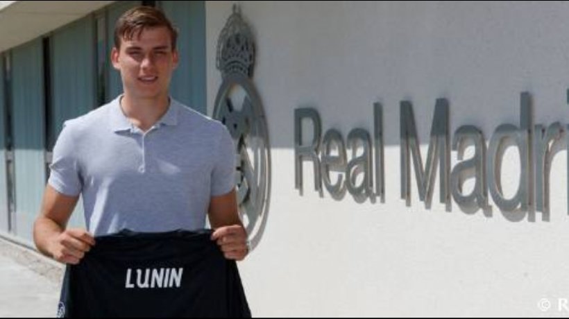 El Real Madrid anuncia el fichaje del portero Lunin
