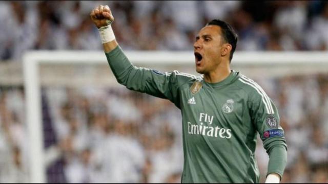 Keylor Navas, durante un partido del Real Madrid