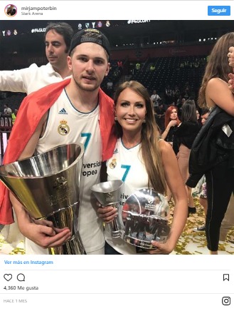 La madre de Doncic 'enamora' a la NBA y los jugadores se rinden a su belleza
