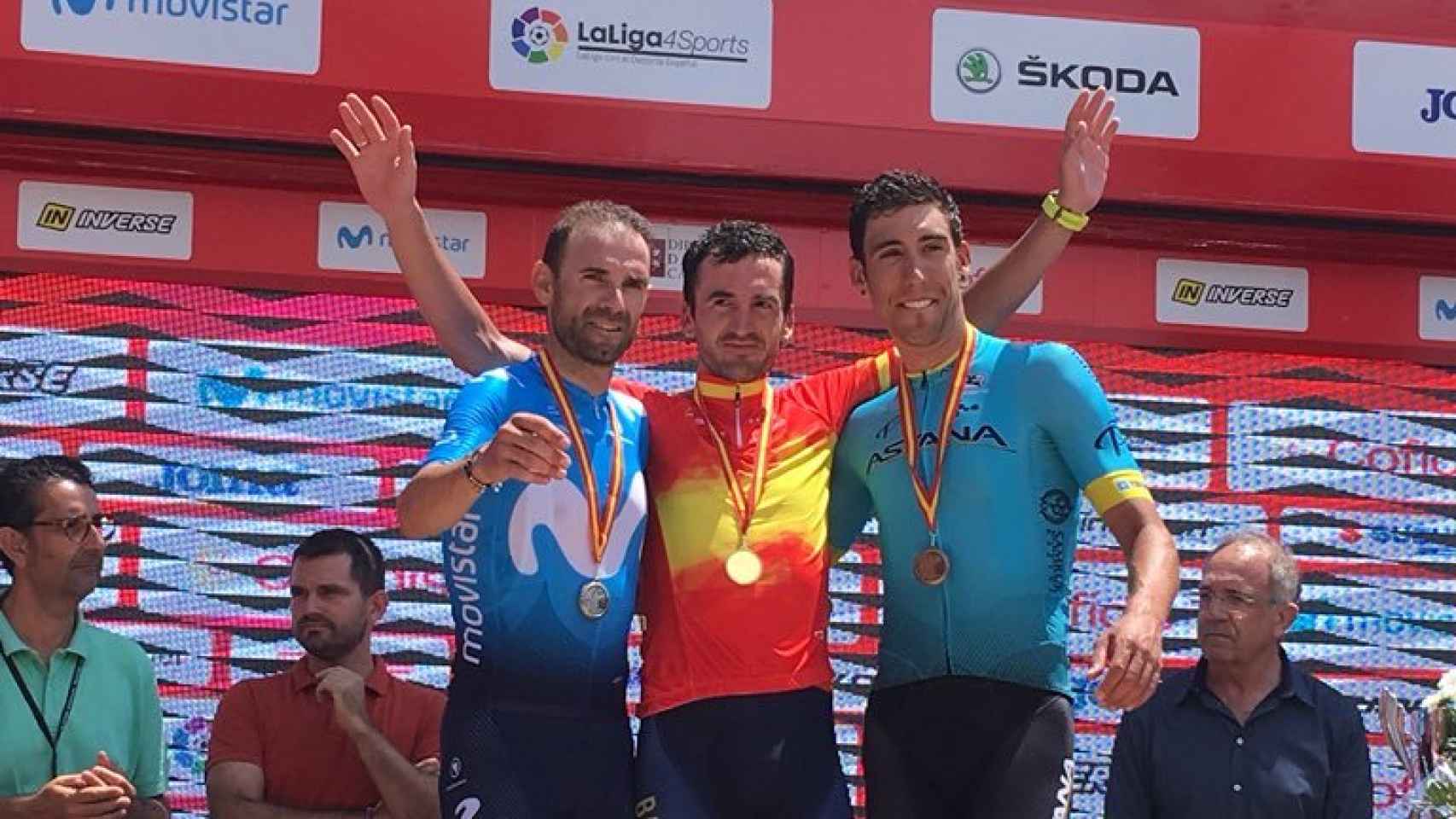 El podio lo completaron Valverde (2º) y Fraile (3º).